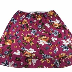 Dialogue Womens Skirt Size 2X BNWT Floral